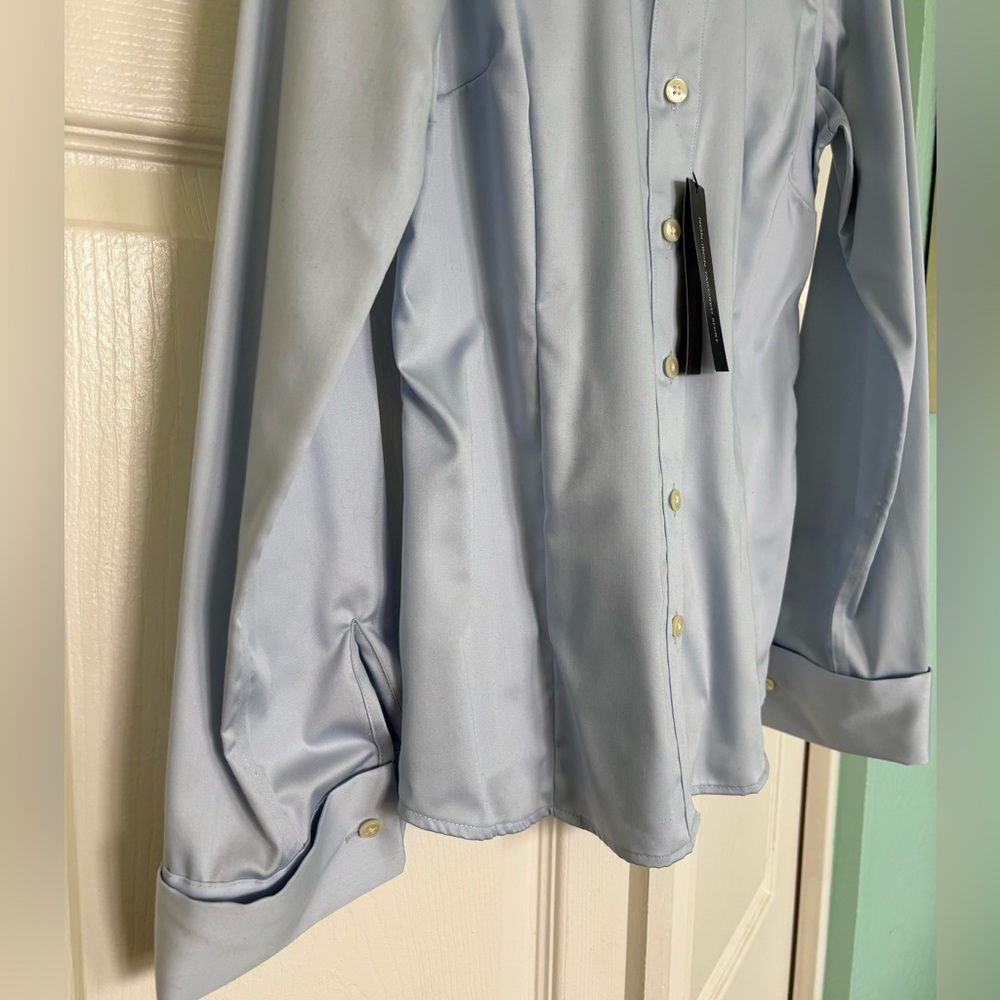 Banana Republic Women’s Sky Blue Long Sleeve Dress Shirt - Picture 2 of 7